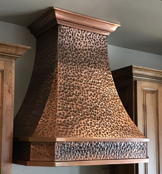 Copper Rangehoods and Chimneys